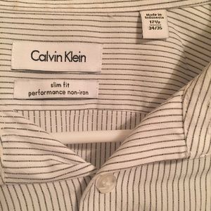 MENS Calvin Klein Slim Fit Dress Shirt